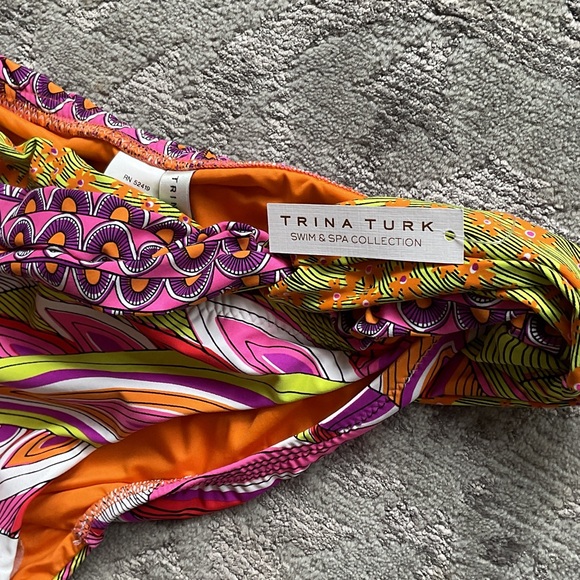 Trina Turk Vibrant Patterned Bikini Bottom - Picture 2 of 5